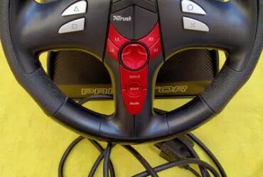 Racing Game Wheel for PC,PS1,PS2,Android