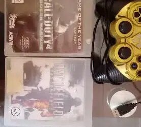 2 games for PS3 and 1 controller in cheap price.