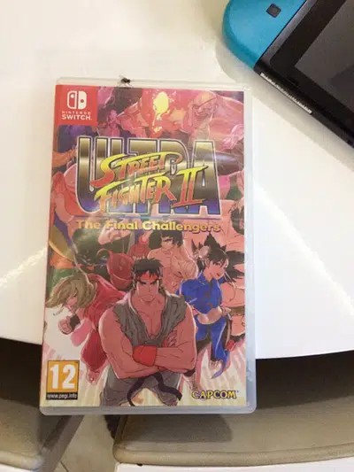 street fighter 2 nintendo switch game chips with covers