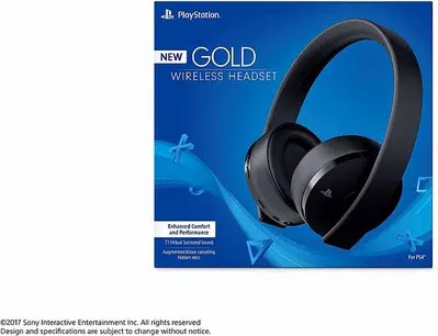 Sony PlayStation 4 Gold Wireless Stereo Headset