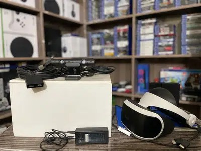 PlayStation VR psvr for ps4/ps5 v1 model with complete accessories.
