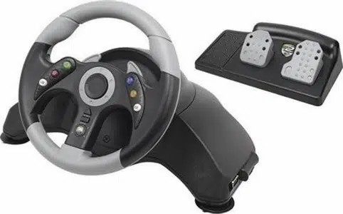 Xbox 360 steering wheel (Mad Catz)