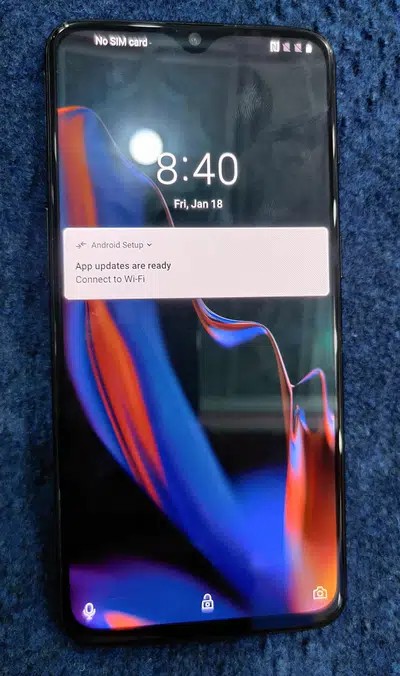 OnePlus 6T Black Colour New but Without Warranty Excellent Condition