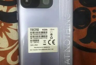 Tecno spark 8c 6 gb 128gb 11 months warranty no scratch