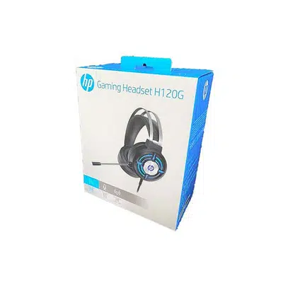 Hp H120 Usb 2 Pin Gaming Headset with Mic Control & Blue Chroma