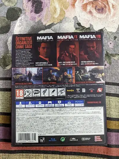 Mafia Trilogy PS4 10/10 scratch less discs