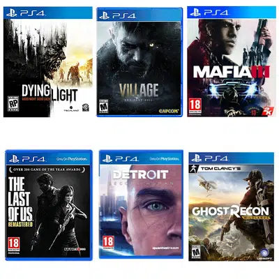 Ps4 Games/CDs For Sale