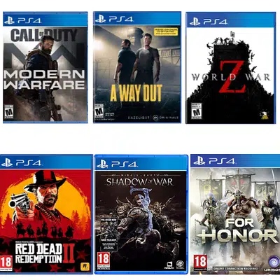 Ps4 Games/CDs For Sale