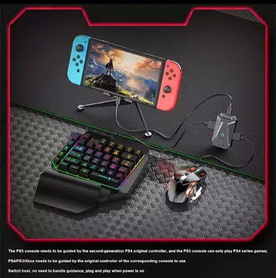 Gaming Keyboard Mouse Converter For PUBG Mobile Controller Gamepad