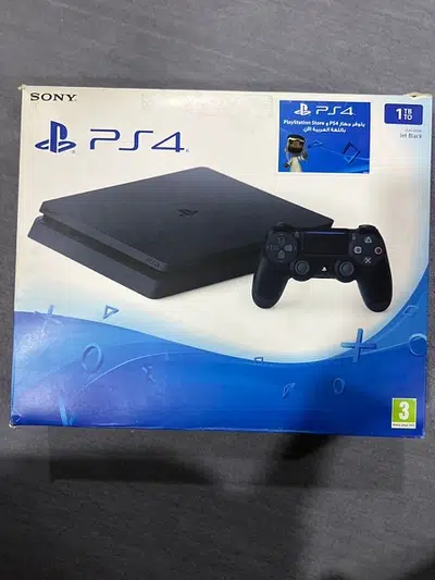 PS4 Slim 1TB with Box and Accessories