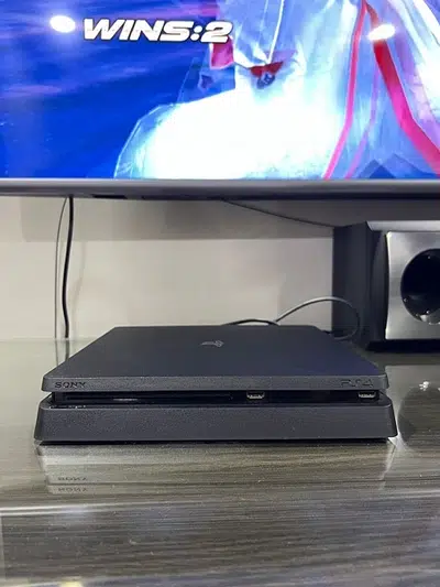 PS4 Slim 1TB with Box and Accessories