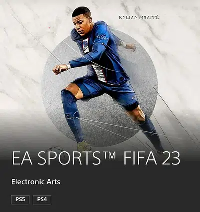 FIFA 23 PS4&PS5 For sale