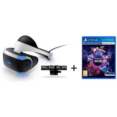 Playstation vr headset with camera 2 and a cd