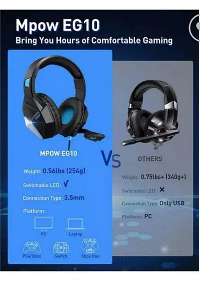 Gaming headphone For sale
