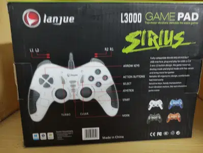Pc Gaming Controller Lanjue Sirus L3000 With Dual Vibration Motors
