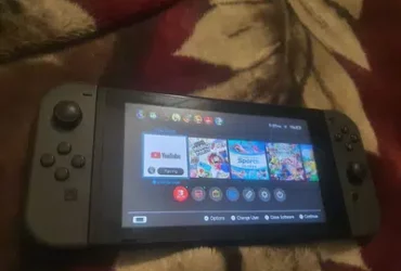 Nintendo Switch Gray Joycons With Digital Games