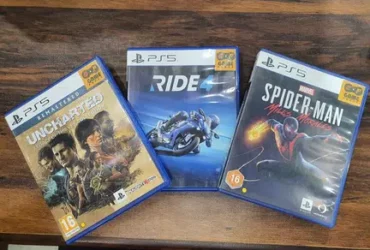 Ps5 Spiderman Miles Morales / Ride 4 / Uncharted – Playstation 5