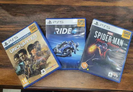Ps5 Spiderman Miles Morales / Ride 4 / Uncharted – Playstation 5