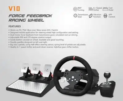 PXN V10 Gaming Wheel Original (3in1) ( Xbox Ps4 PS5