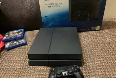 ps4 fat1200 series 1Tb 10/10 with box and 2 games