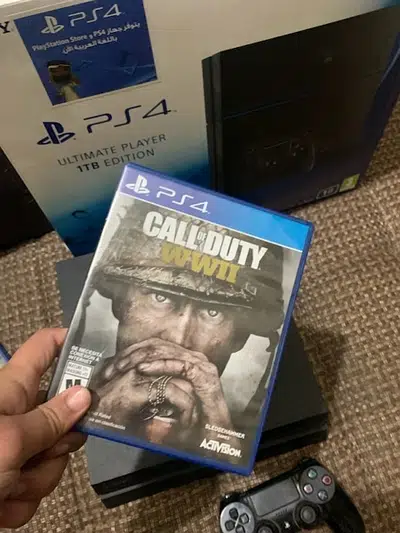 ps4 fat1200 series 1Tb 10/10 with box and 2 games