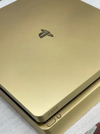 Playstation 4 Slim Golden Edition Ps4 Slim 500GB Condition 100%