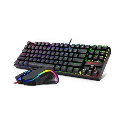 colorfull gaming keyboard and mouse