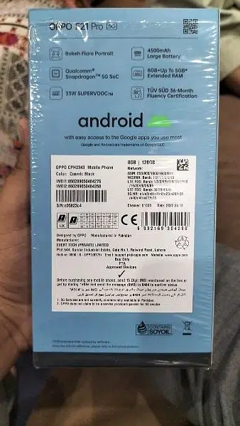 Oppo F21 5g For Sale