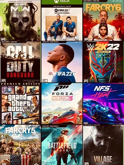 XBOX ONE-S/X XBOX SERIES-S/X GAMES AVAILABLE