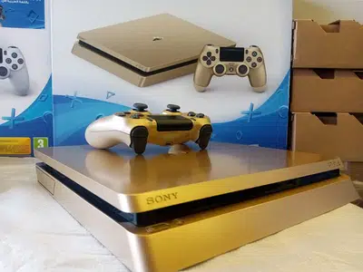 Ps4 slim 1Tb Limited Edition , Ps4 slim Golden color limited edition