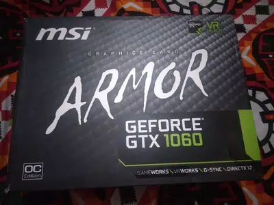 Nvidia GeForce GTX 1060 6GB MSI Dual Fan