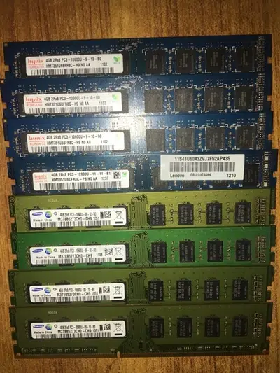 4gb DDR3 single stick ram (quantity available)