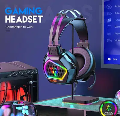 Gaming headphones best for gaming free delivery cod all over Pakistan