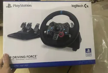 Logitech G29 just box open with shifter and pxn foldable stand