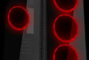 Gaming pc with Red dragon casing