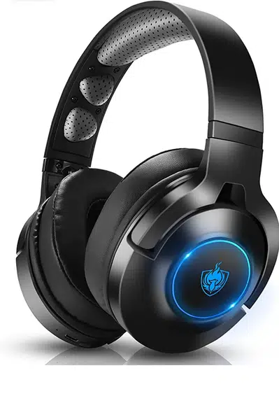 Phoinikas Q9 Wireless Gaming Headset With Detachable noise control mic