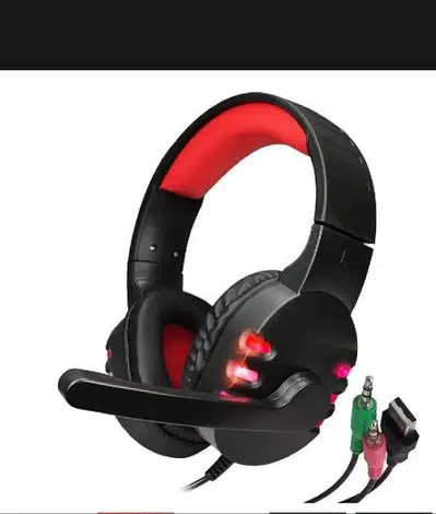 A68 Gaming headphone with mic