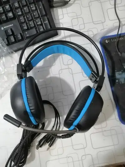 Lighting Gaming Headphones Supported PS4 Xbox PC for PUBG, FORTNITE