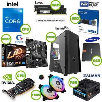 Gaming PC – Ultra durable core i5 11th generation