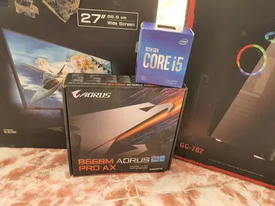 Gaming PC with Asus 27" VG278QR 165hz 0.5ms Gaming LED