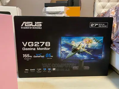 Gaming PC with Asus 27" VG278QR 165hz 0.5ms Gaming LED