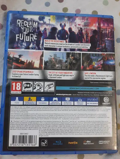 Watch dogs legion ps4 ps5 game