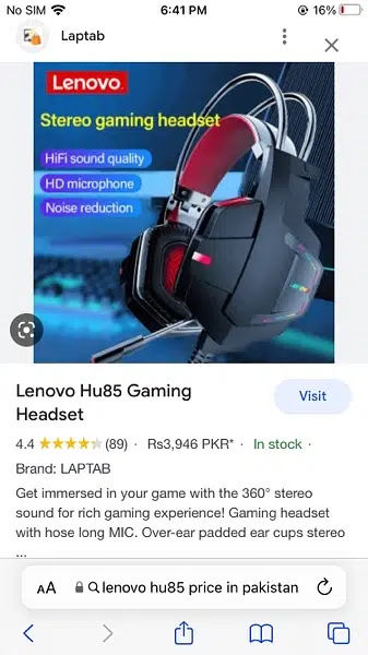 lenovo gaming headphones