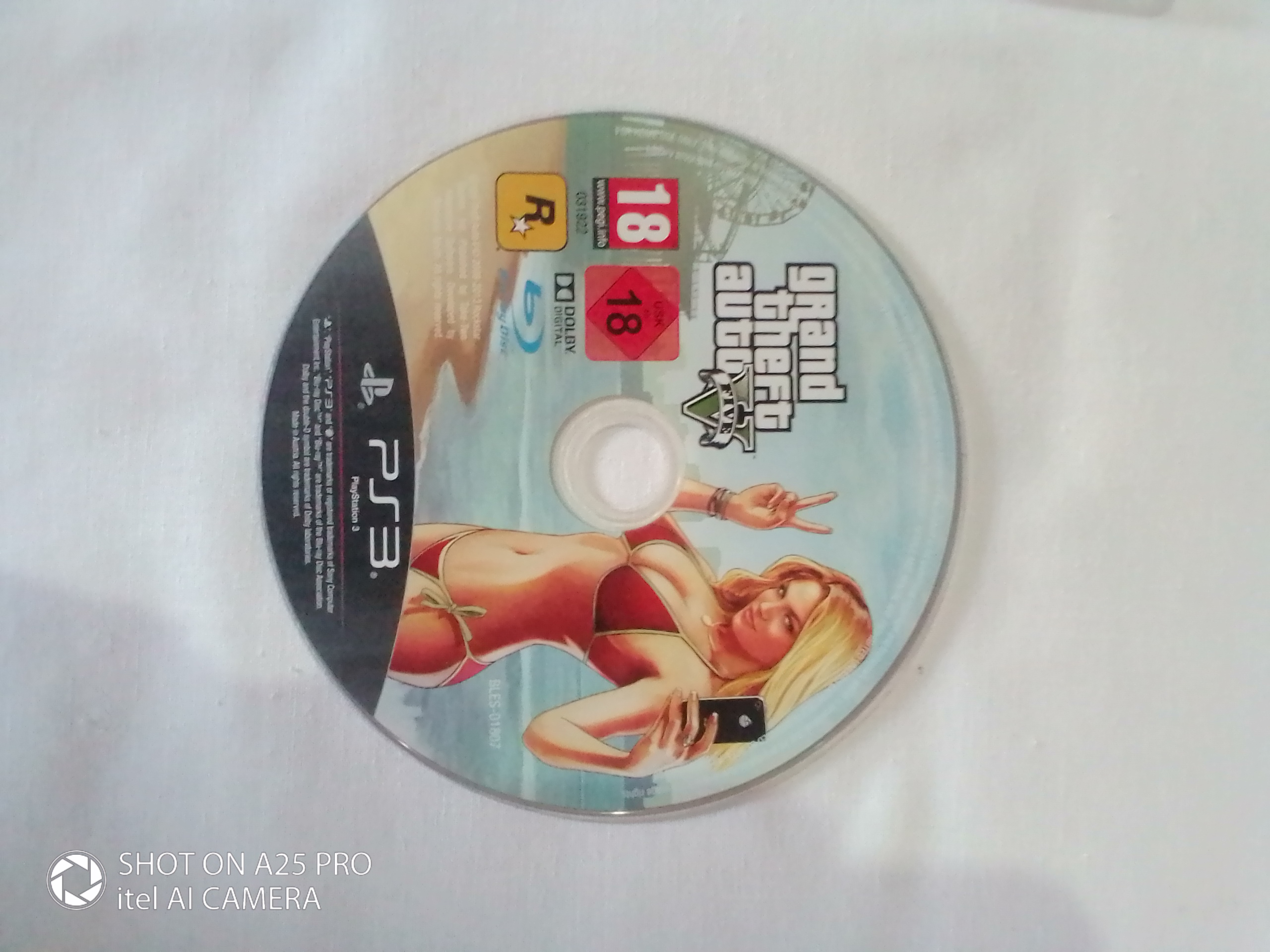Ps3 gta 5 game disk