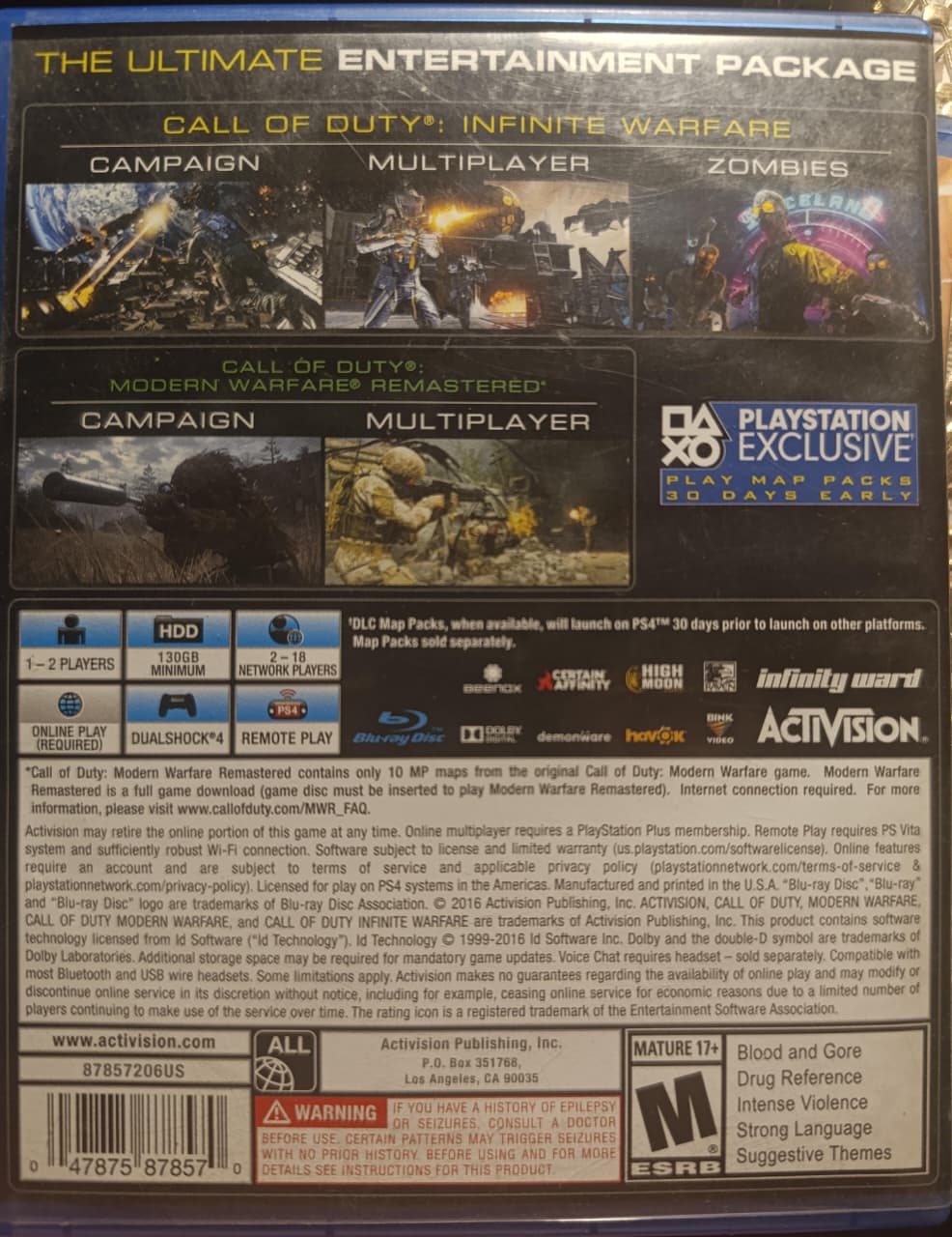 CALL OF DUTY INFINITE WARFARE [LEGACY EDITION]